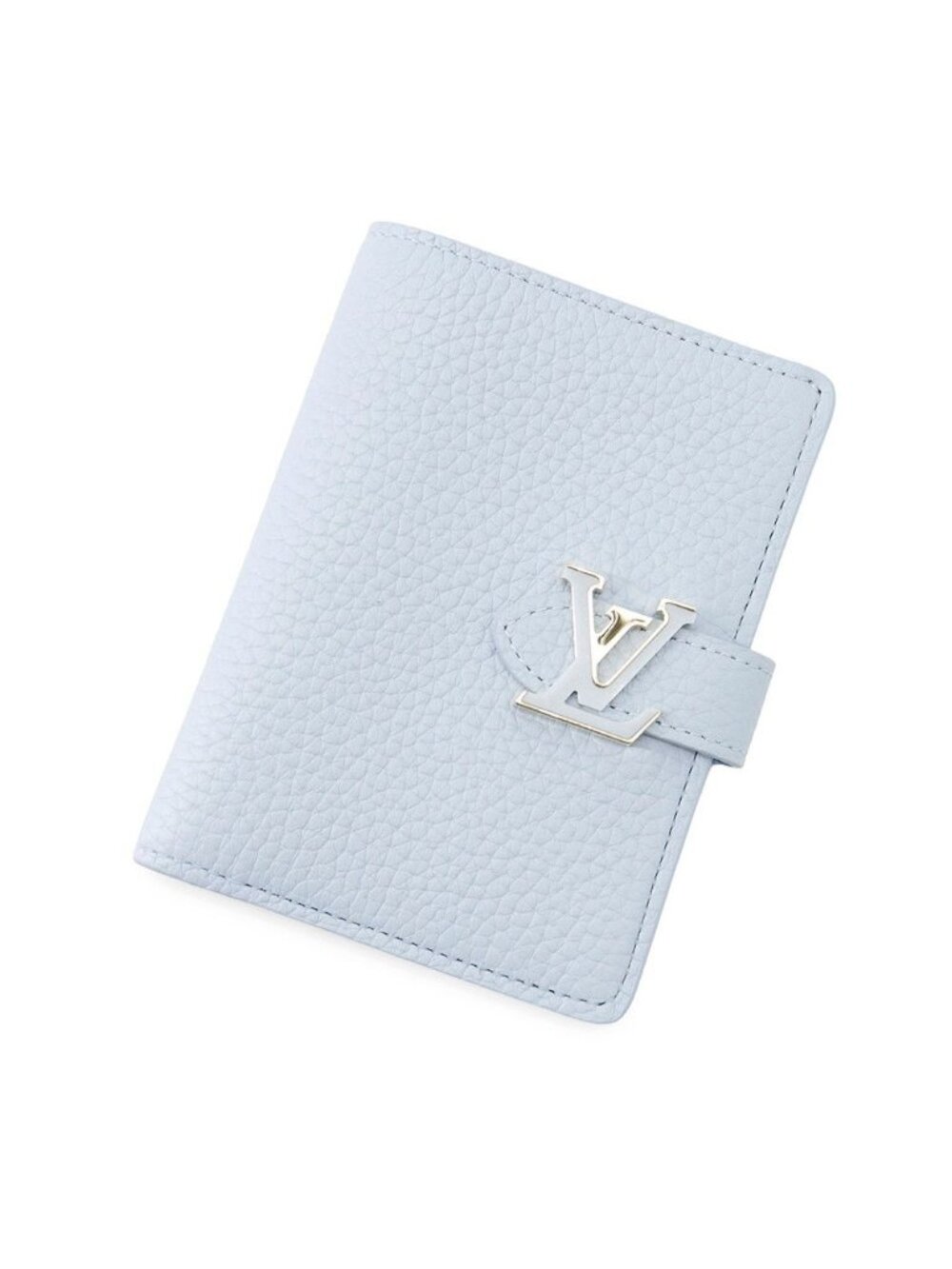 Louis Vuitton Bifold Wallet Taurillon Leather LV Vertical Compact Folding